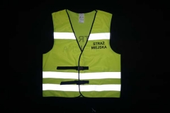 Kamizelka ostrzegawcza z napisem Straż Miejska